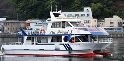 ファミリーホール湘南台の海洋散骨、三笠桟橋出港80名様プラン327,800円