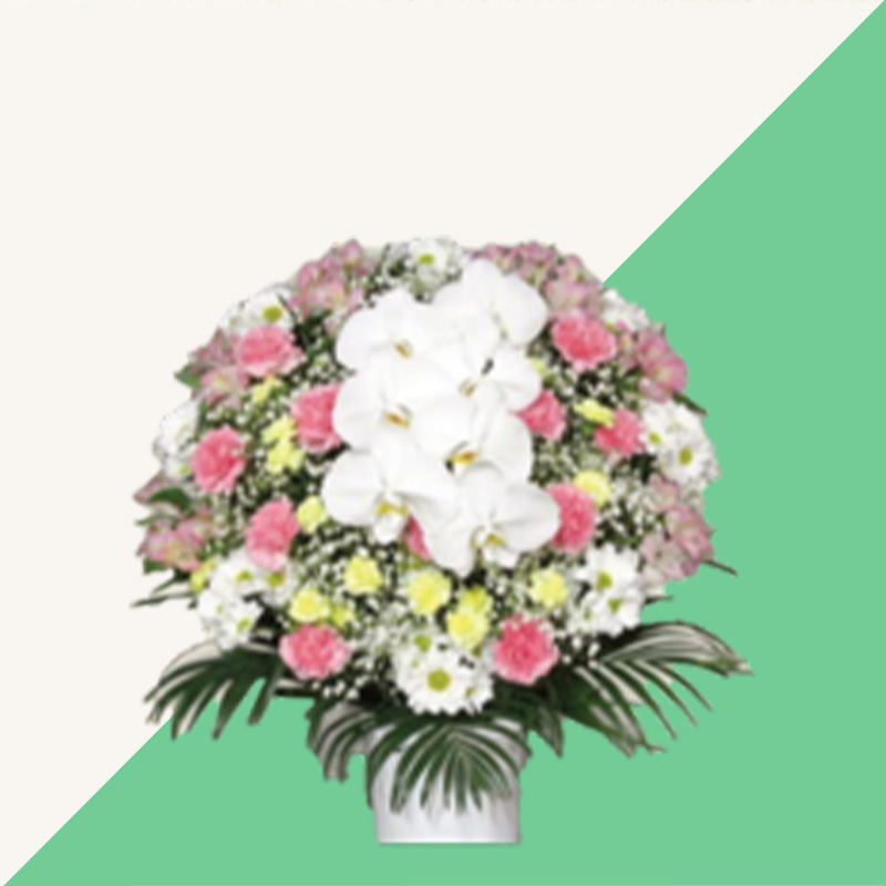 ファミリーホール湘南台、供花のご案内：洋花（ピンク） 16,500円